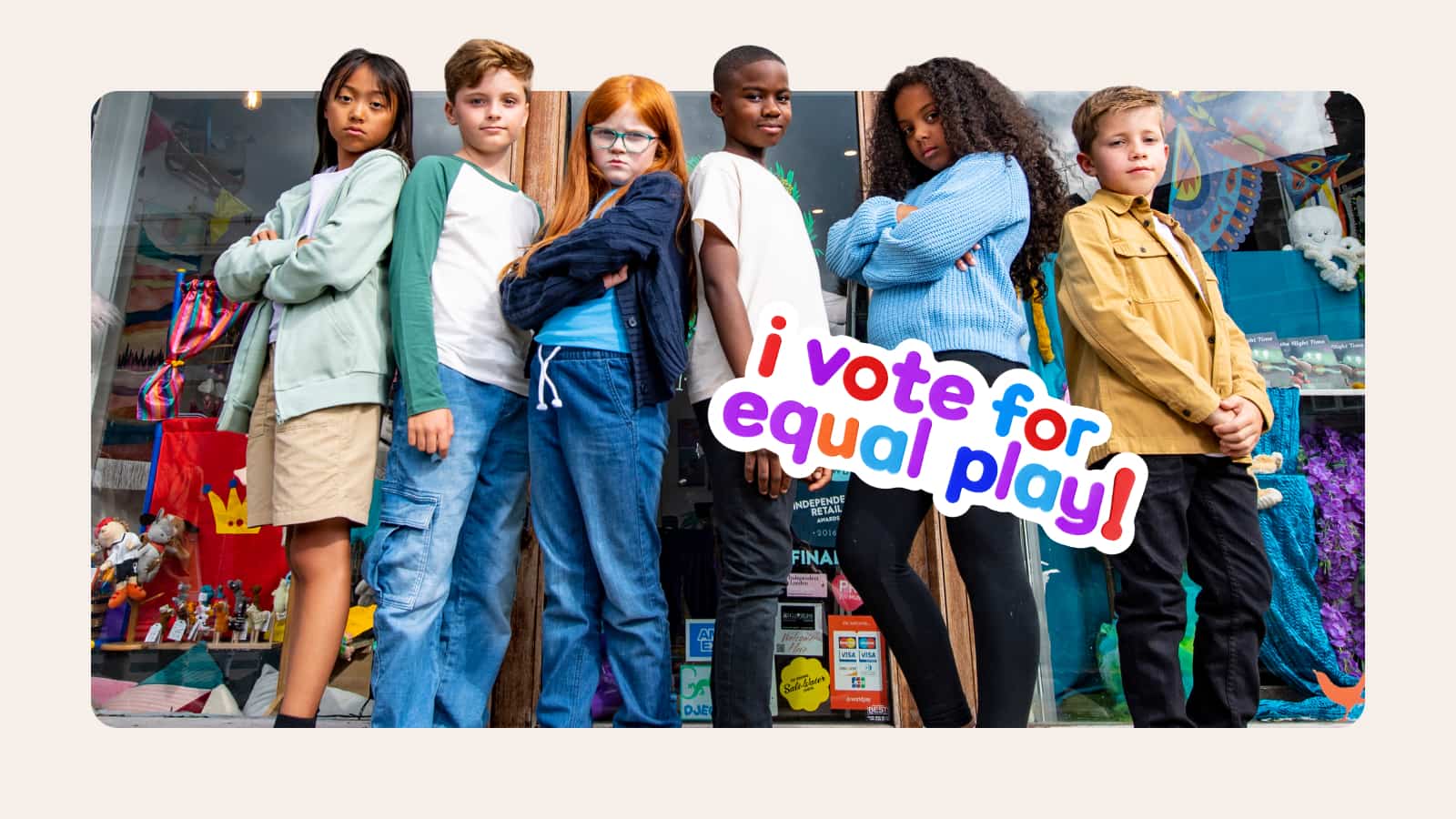 i vote for equal play!