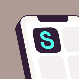 illustration showing starling app