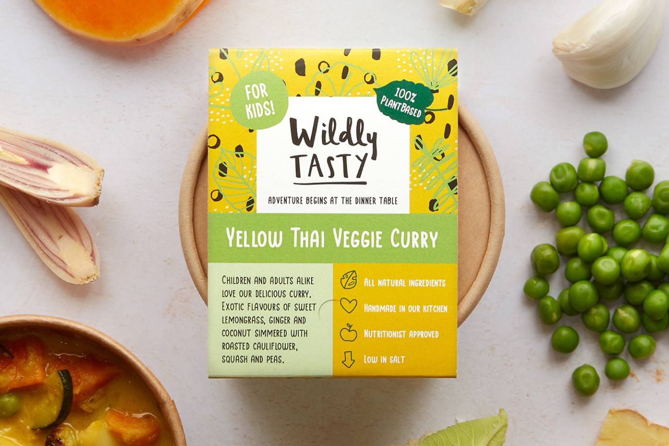 Yellow Thai Veggie Curry product close up