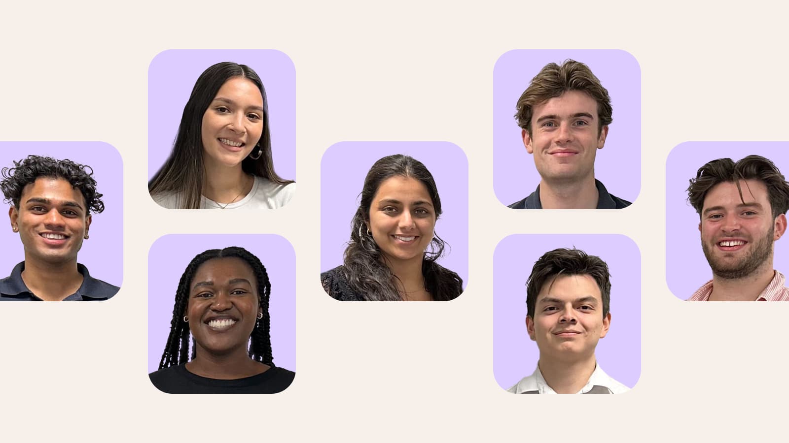 A selection of headshots of Starling interns