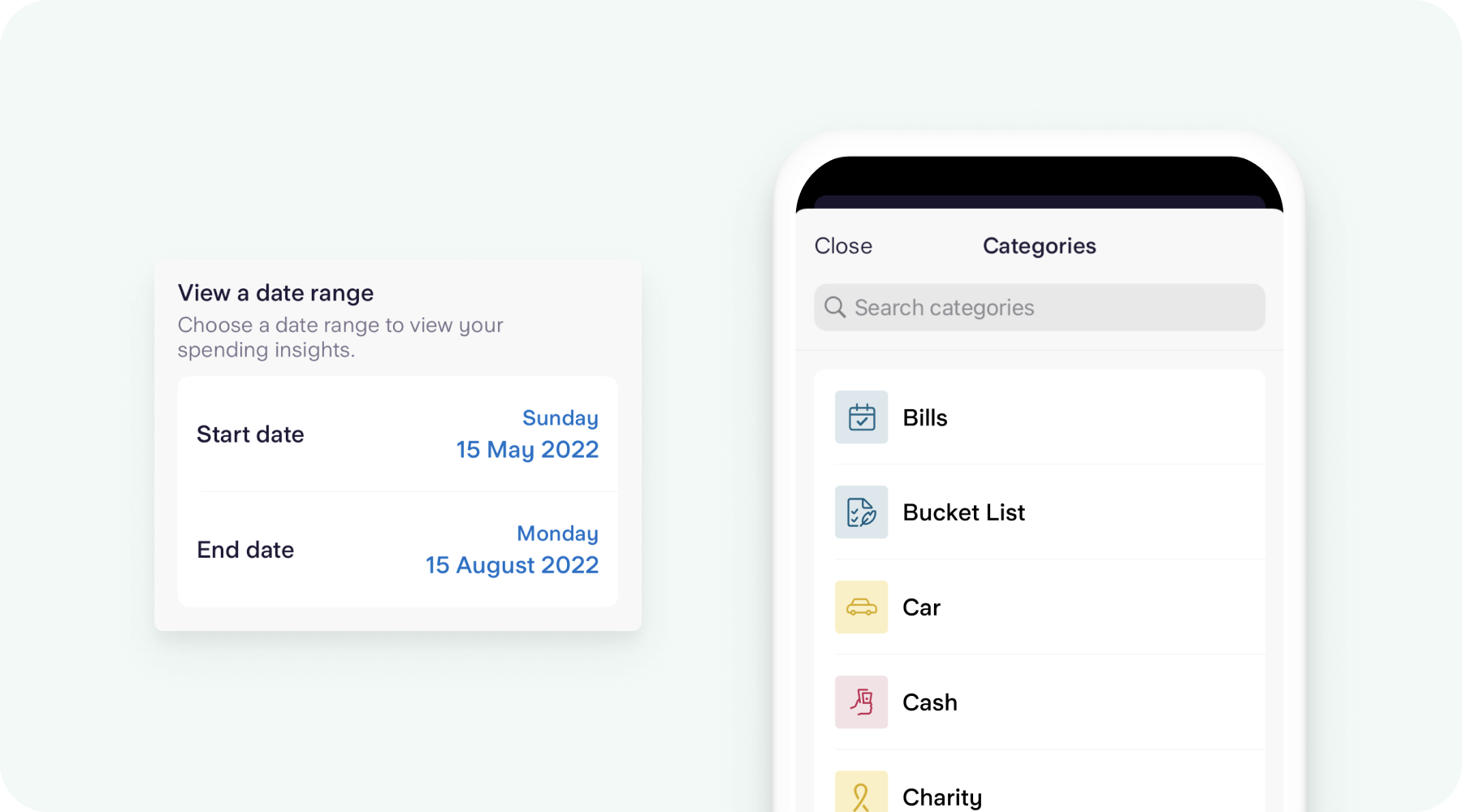 Bills space in the Starling App