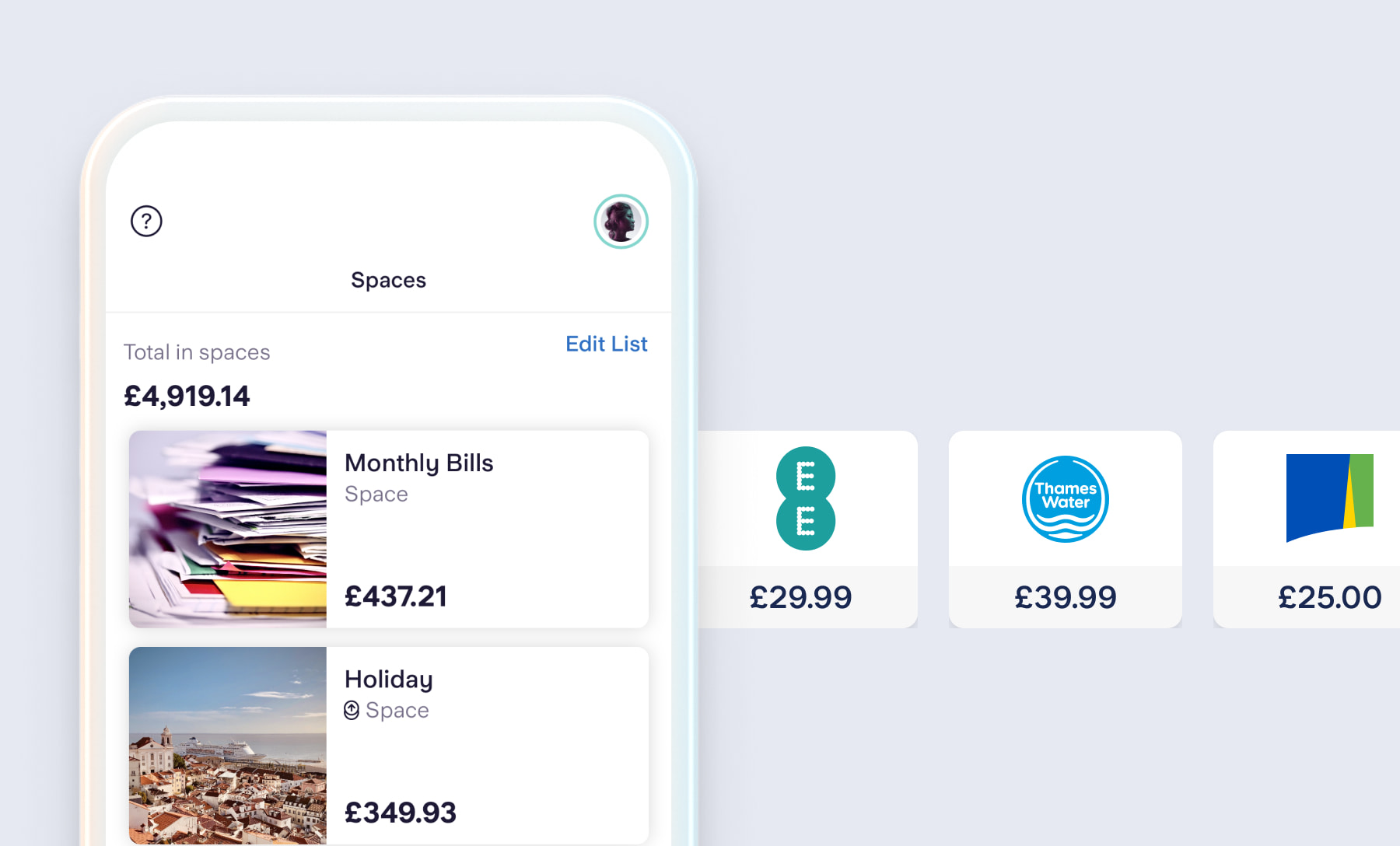 Spaces in the Starling App