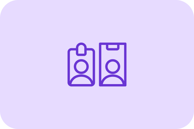 Record a selfie video icon image